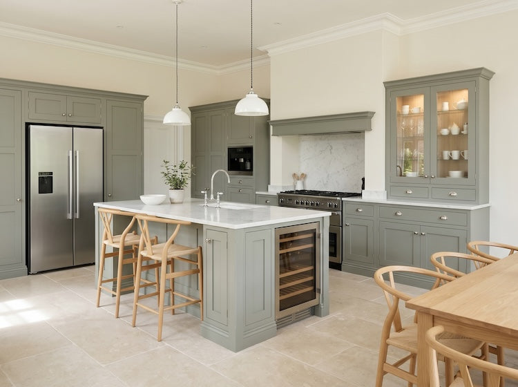 In-Frame kitchen with an island