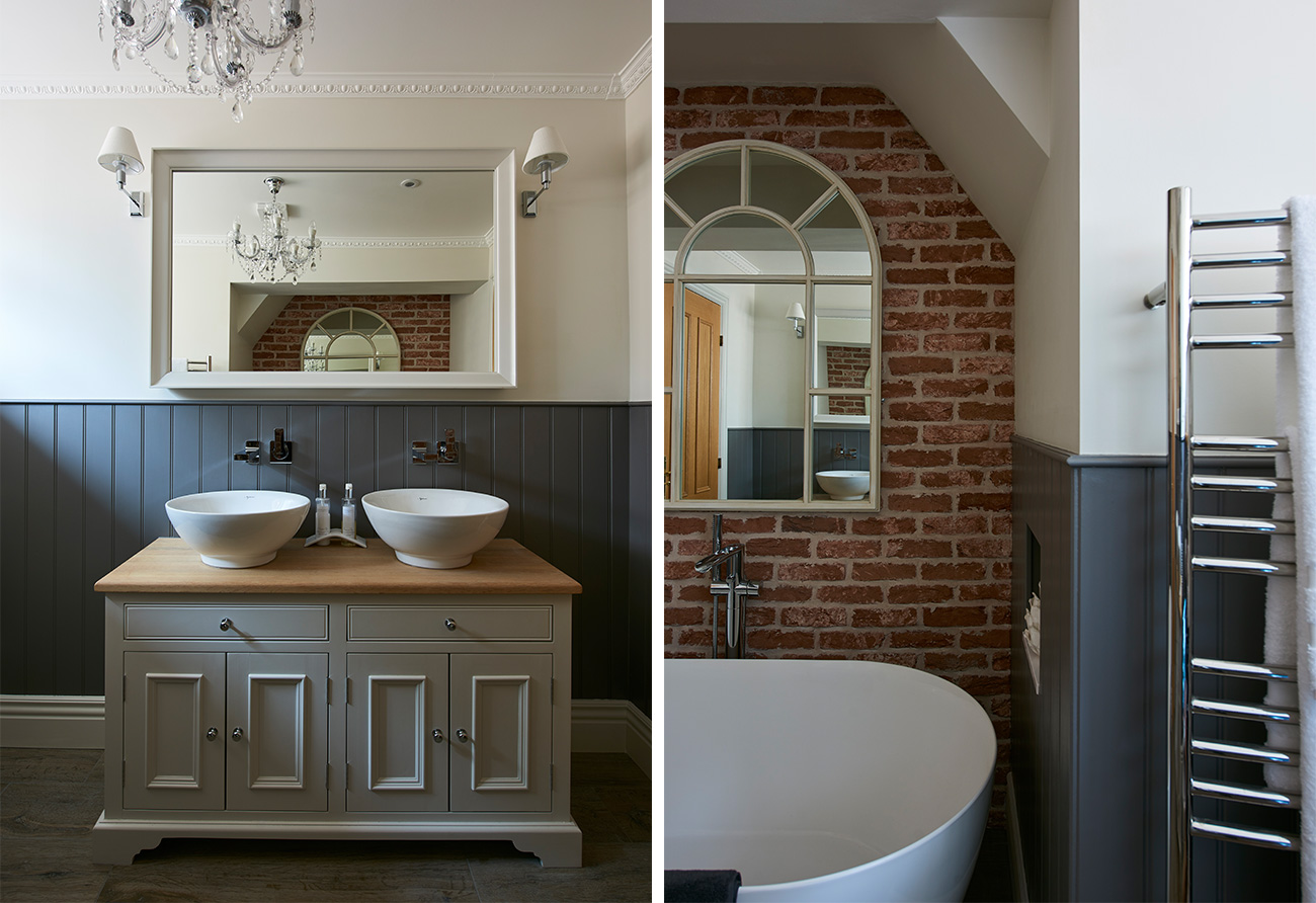 Classic-Contemporary-Bathroom-panelling-exposed-brick