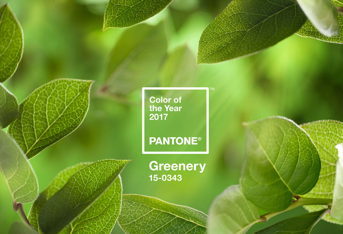 Green for 2017 – Pantone Colour of the Year
